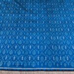 Navy blue original pata saree
