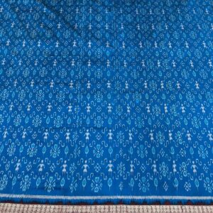Navy blue original pata saree