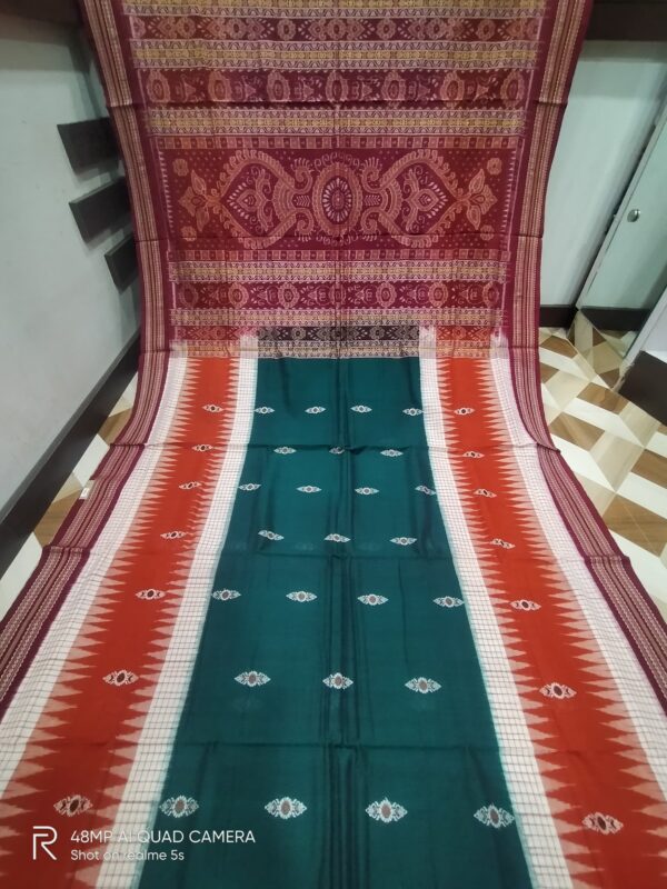 Sambalpuri Handloom  Meher Bunakar Bandha Saree