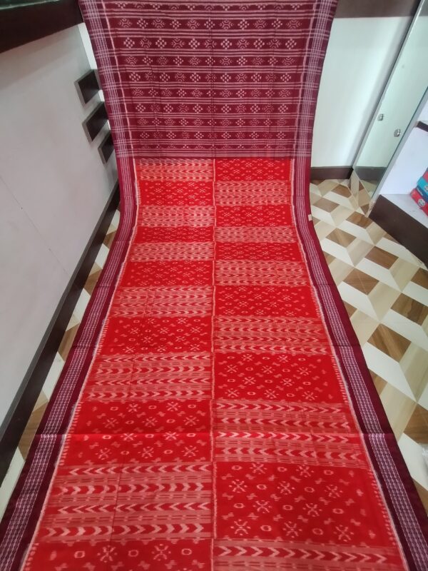 Sambalpuri Handloom Meher Bunakar Bandha Saree