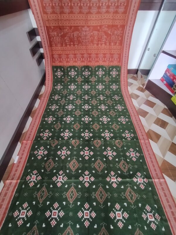 Sambalpuri Handloom Meher Bunakar Bandha Saree