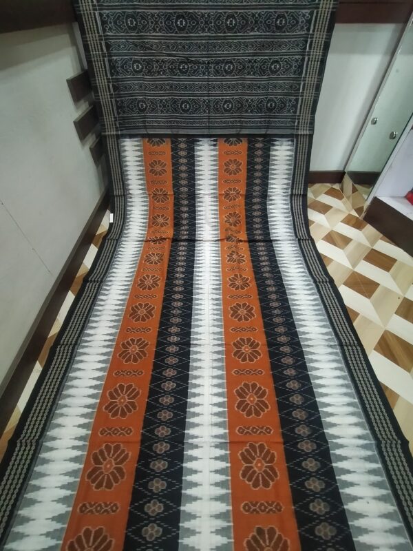 Sambalpuri Handloom Meher Bunakar Bandha Saree