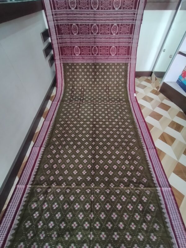 Sambalpuri Handloom Meher Bunakar Bandha Saree