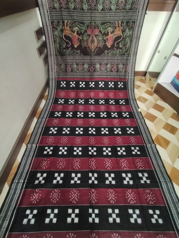 Sambalpuri Handloom Meher Bunakar Bandha Saree