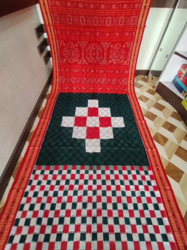 Sambalpuri Handloom Meher Bunakar Bandha Saree