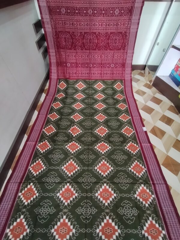 Sambalpuri Handloom Meher Bunakar Bandha Saree