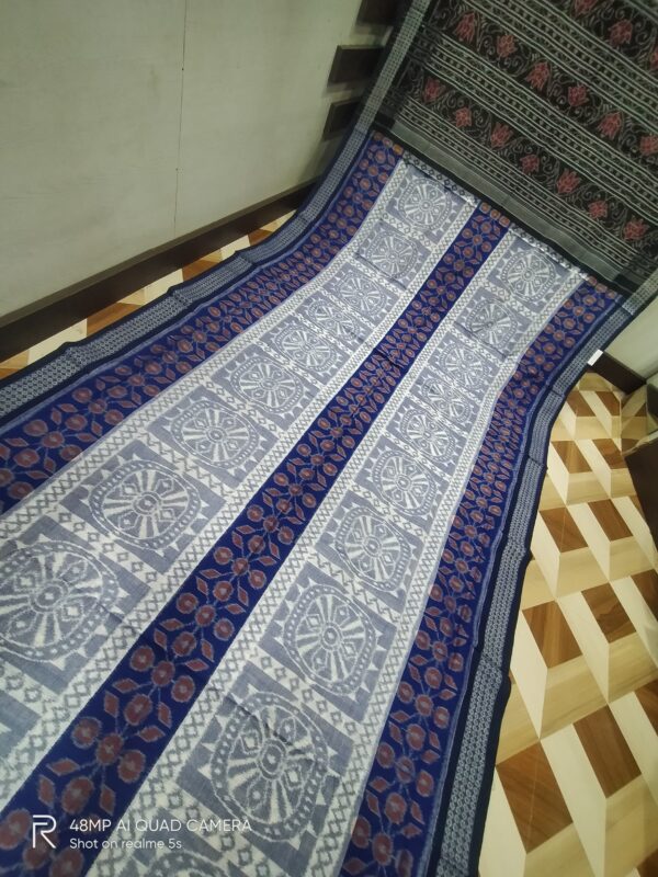 Sambalpuri Handloom Meher Bunakar Bandha Saree
