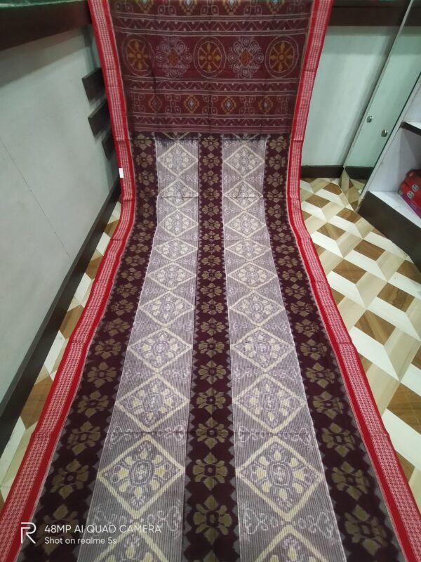 Sambalpuri Handloom Meher Bunakar Bandha Saree