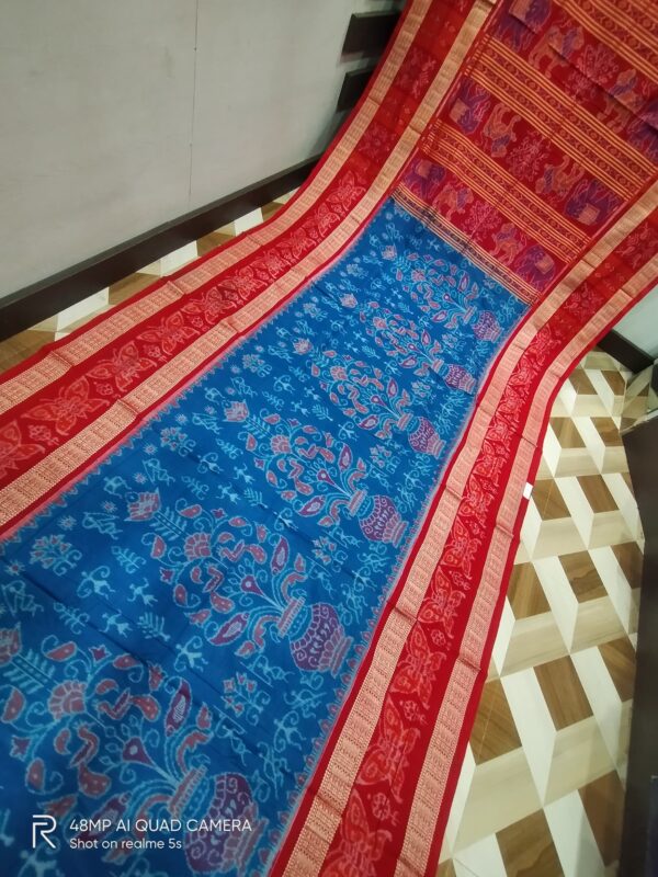Sambalpuri Handloom Meher Bunakar Bandha Saree
