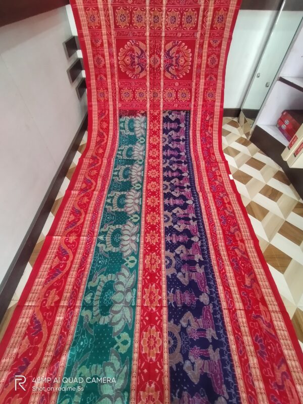Sambalpuri Handloom Meher Bunakar Bandha Saree