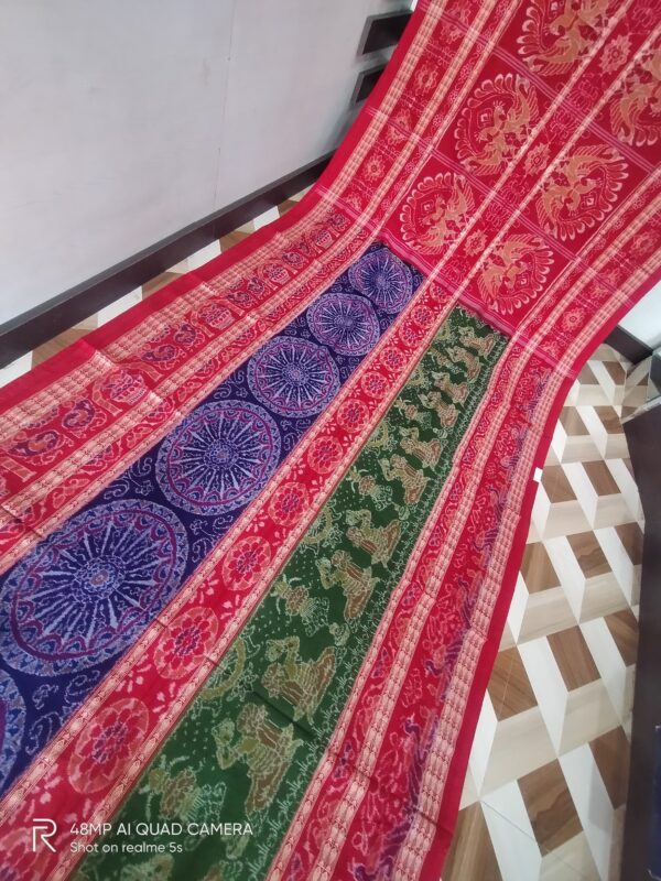 Sambalpuri Handloom Meher Bunakar Bandha Saree
