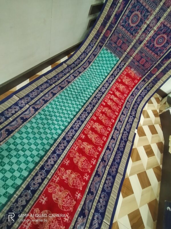 Sambalpuri Handloom Meher Bunakar Bandha Saree