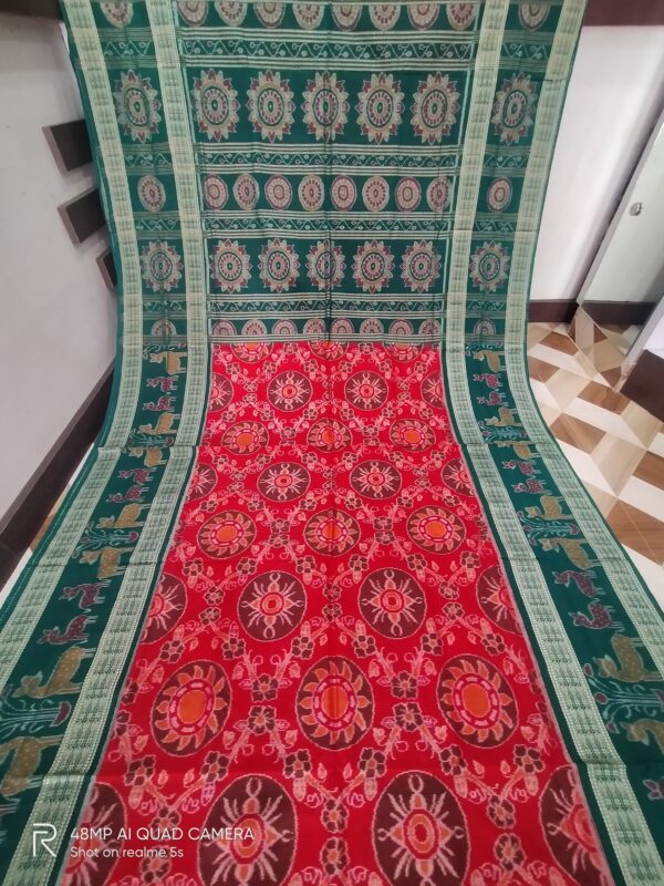 Sambalpuri Handloom Meher Bunakar Bandha Saree