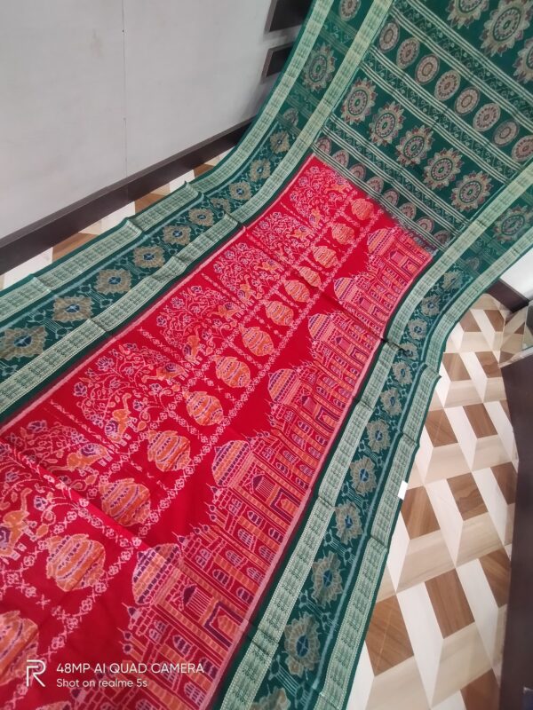 Sambalpuri Handloom Meher Bunakar Bandha Saree