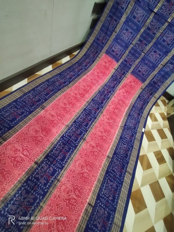 Sambalpuri Handloom Meher Bunakar Bandha Saree