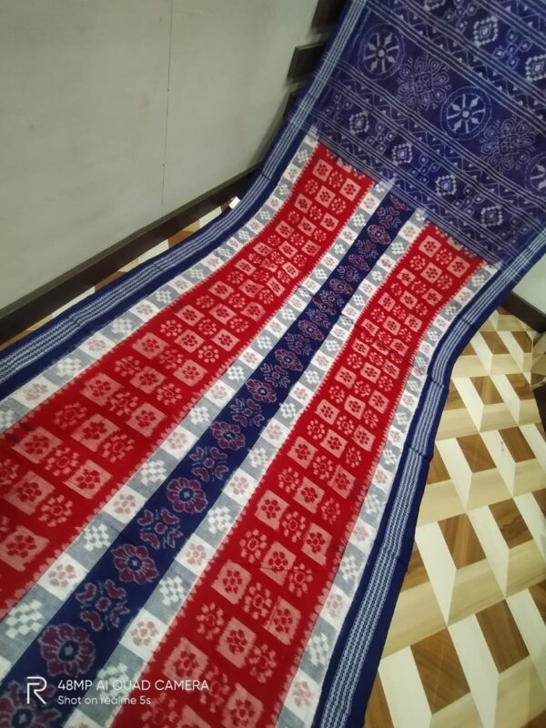 Sambalpuri Handloom Meher Bunakar Bandha Saree