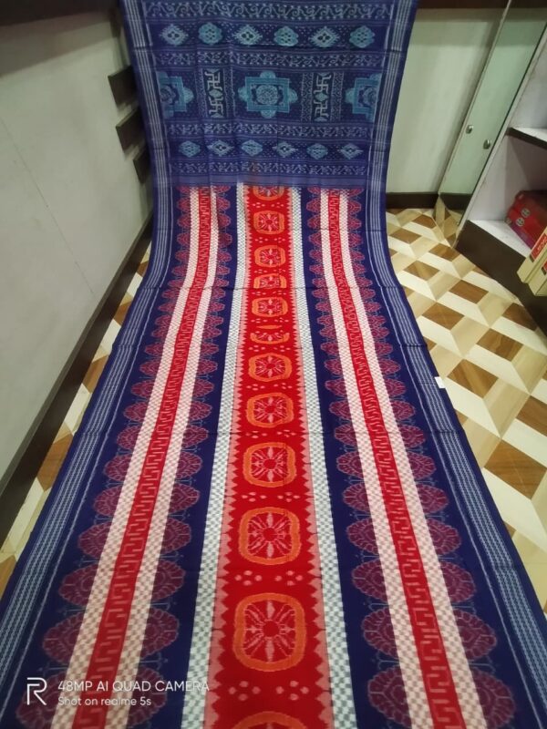 Sambalpuri Handloom Meher Bunakar Bandha Saree