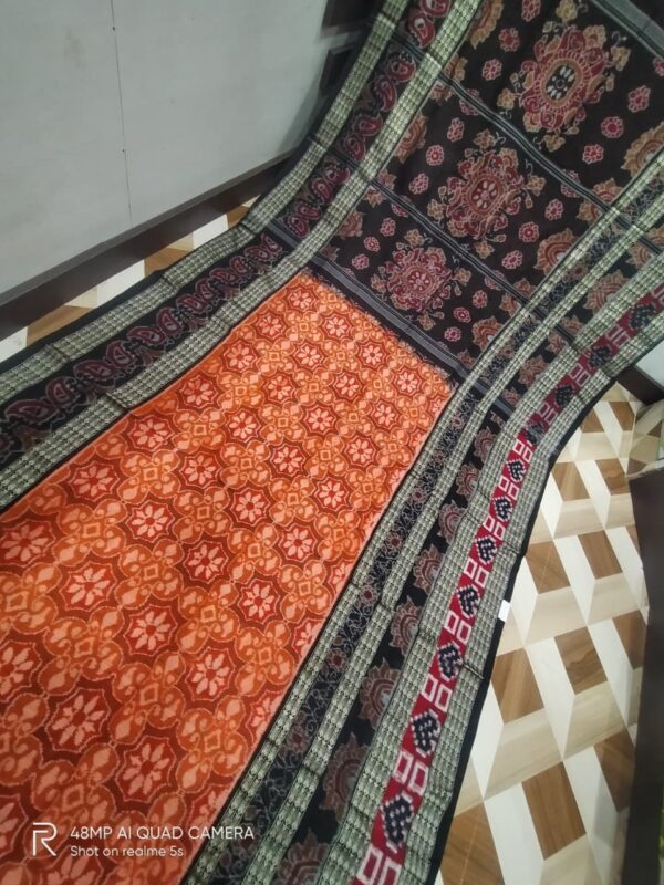 Sambalpuri Handloom Meher Bunakar Bandha Saree