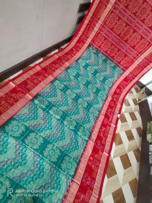 Sambalpuri Handloom Meher Bunakar Bandha Saree