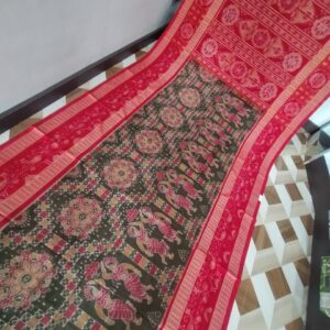 Sambalpuri Handloom Meher Bunakar Bandha Saree