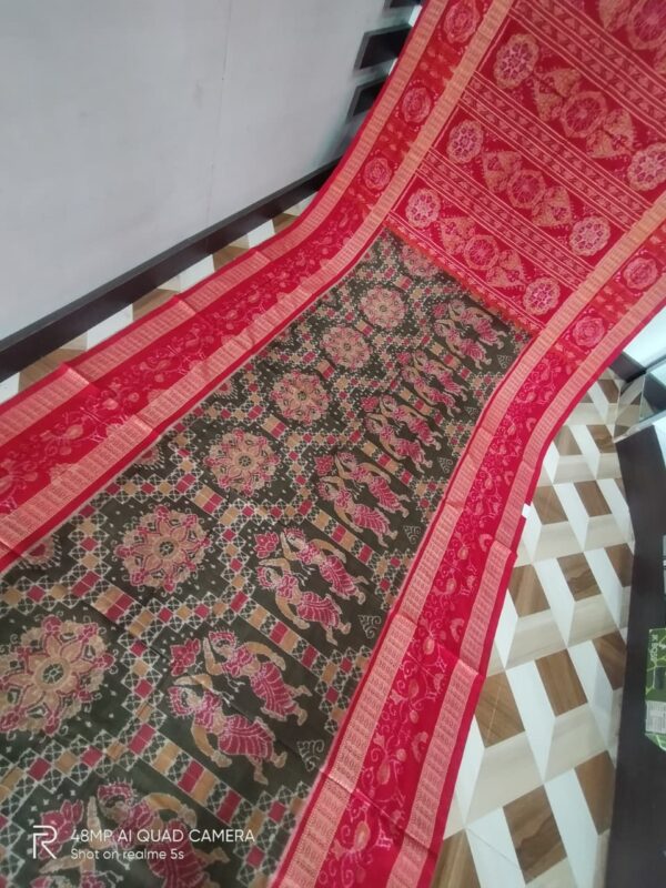 Sambalpuri Handloom Meher Bunakar Bandha Saree