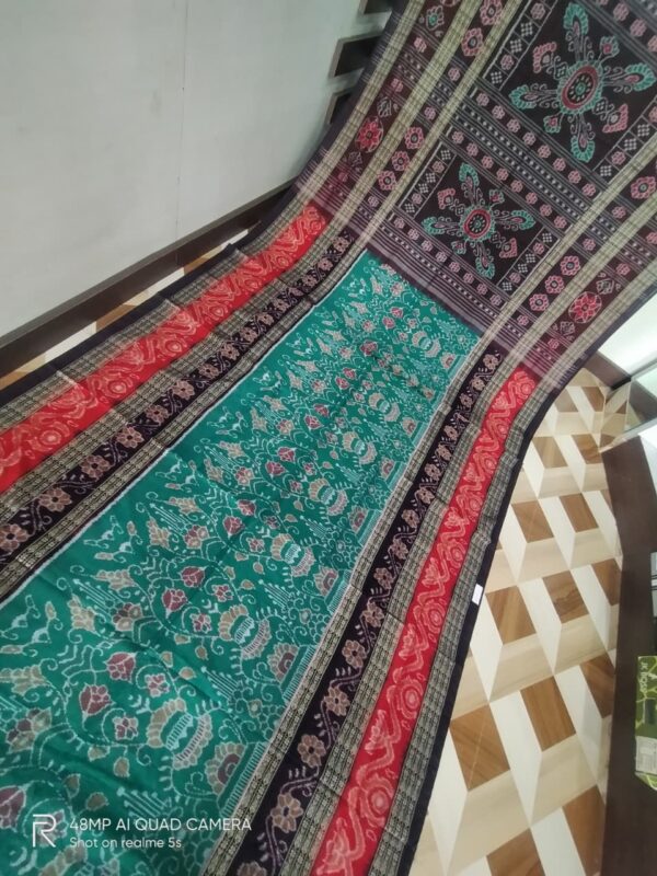 Sambalpuri Handloom Meher Bunakar Bandha Saree