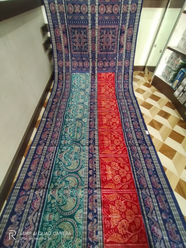 Sambalpuri Handloom Meher Bunakar Bandha Saree